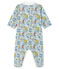 Slaappakje van ribstof babyjongen wit MARSHMALLOW/wit MULTICO