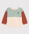 Sweatshirt colorblock en molleton enfant garçon blanc AVALANCHE/ MULTICO