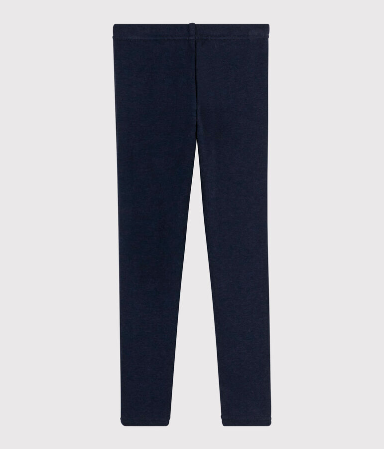 Meisjesjegging in fleece kinderen meisje blauw SMOKING