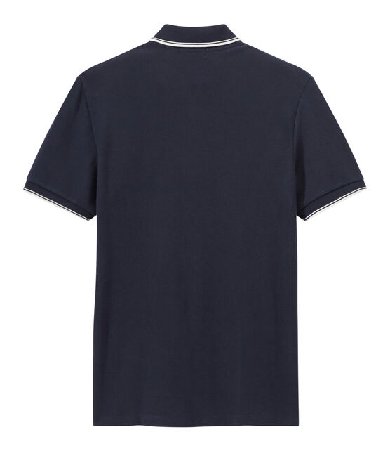 herenpolo blauw SMOKING