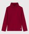 Sous-pull en coton fille rouge SANGRIA