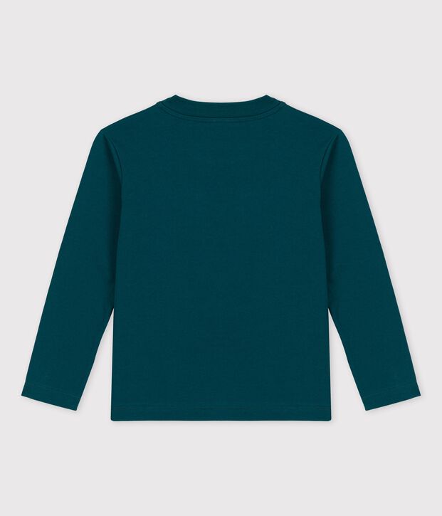 Jongens-T-shirt met lange mouwen groen