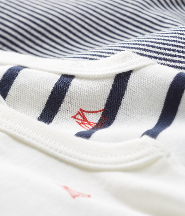 Trio de bodies sans manches b&eacute;b&eacute; mixte multicouleur