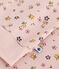 Pyjama en coton imprimé floral femme rose SALINE/blanc MULTICO
