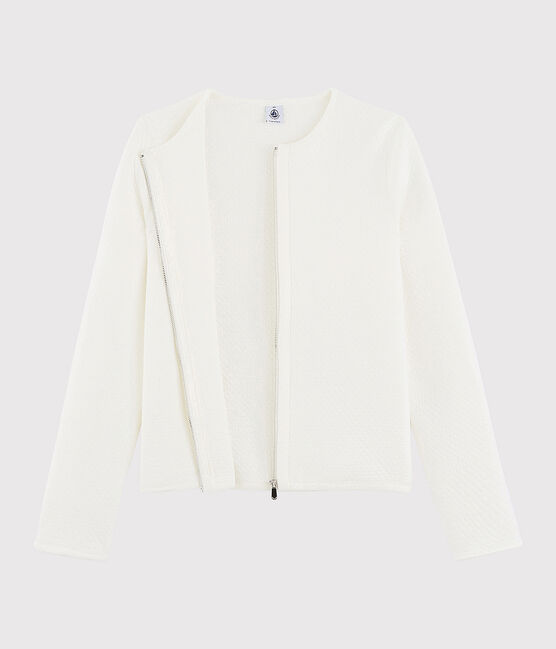 Veste cardigan Femme blanc MARSHMALLOW