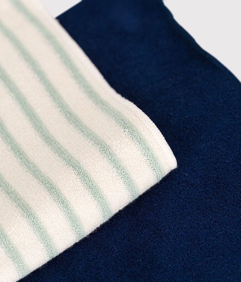 2 bandanas en &eacute;ponge b&eacute;b&eacute; multicouleur