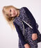 Mouwloos kindervestje met print van poplin uit katoen en sherpa blauw SOIR/ MULTICO