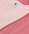 Setje met 2 effen T-shirts van ajourkatoen voor kinderen variante 1