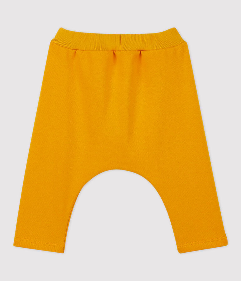 Pantalon en molleton b&eacute;b&eacute;. jaune BOUDOR