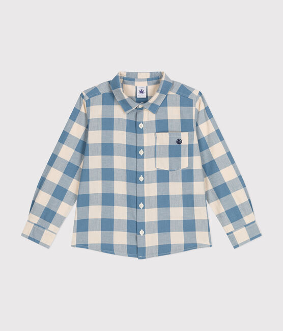 Chemise en flanelle enfant garçon bleu BEACH/ AVALANCHE