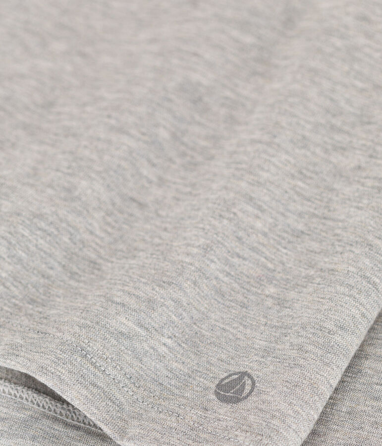 Blouse in katoen voor meisjes grijs CHATON CHINE