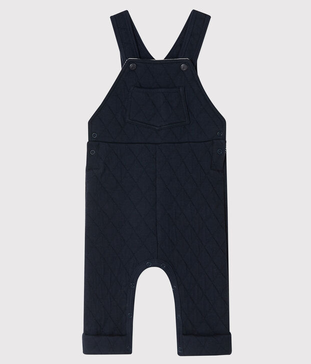 Salopette longue b&eacute;b&eacute; gar&ccedil;on bleu marine