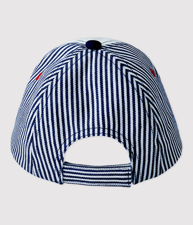 Casquette tricolore b&eacute;b&eacute;. blanc/multicouleur
