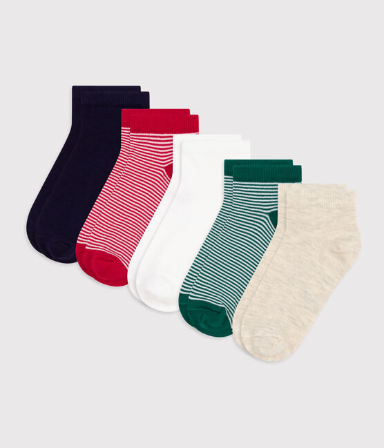 5 paires de chaussettes enfant rayées en coton variante 1