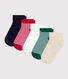 5 paires de chaussettes enfant rayées en coton