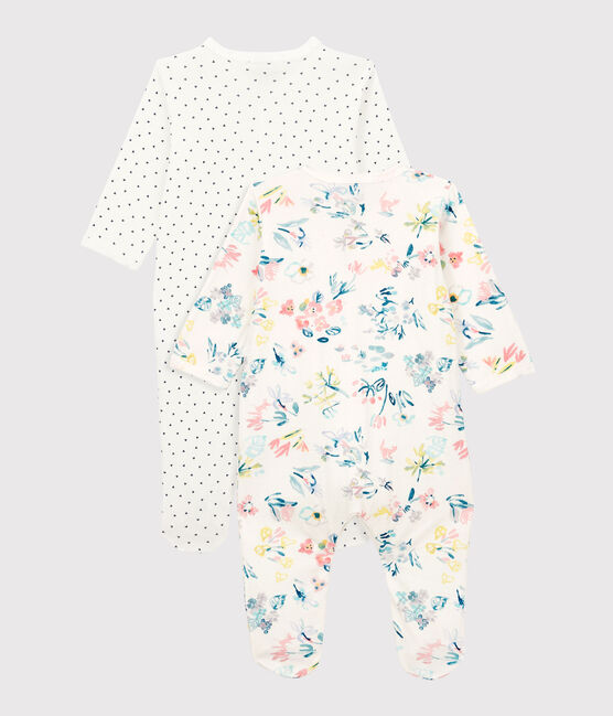 Lot de 2 dors-bien bébé fille en coton variante 1