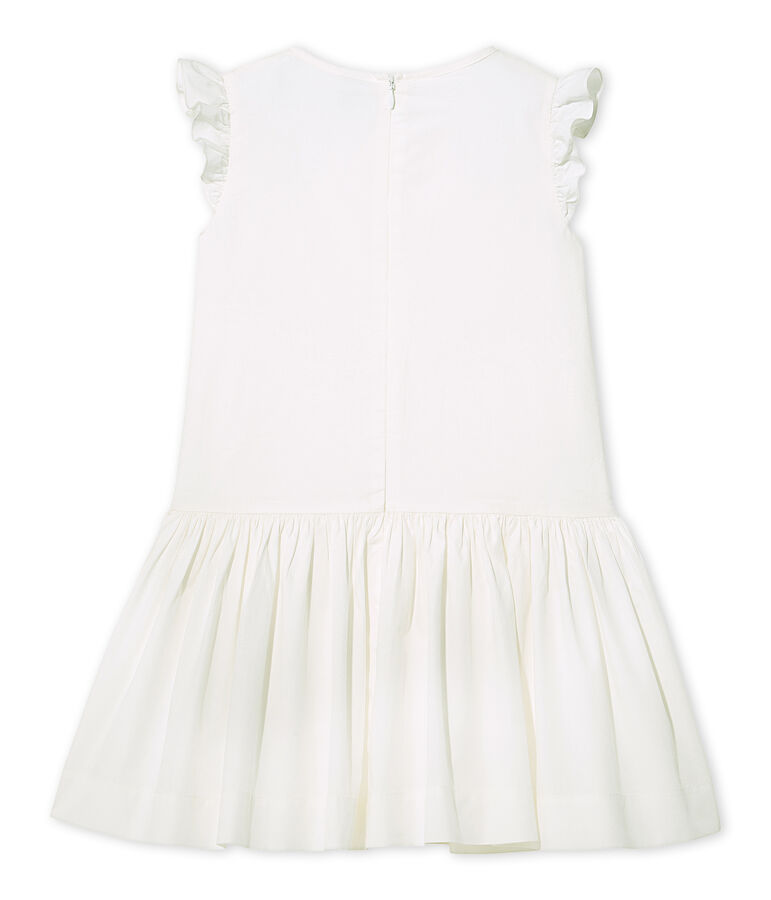 Robe de c&eacute;r&eacute;monie fille blanc Lait