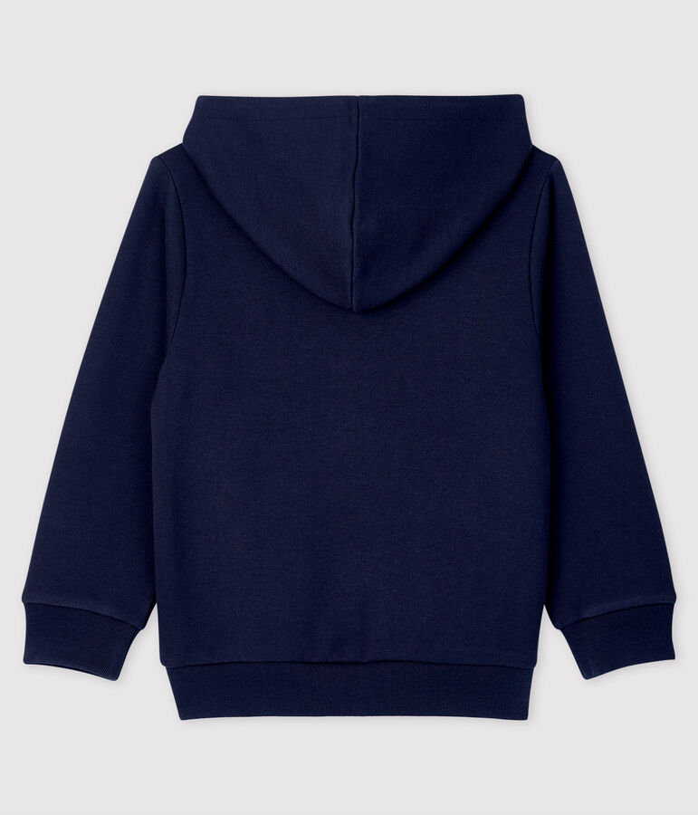 Sweatshirt &agrave; capuche enfant fille / gar&ccedil;on bleu SMOKING