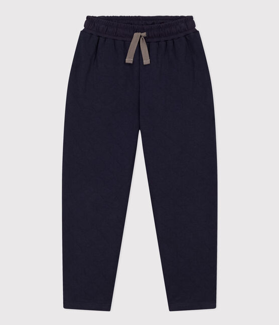 Broek in doorgestikte tubic voor Meisjes / Jongens blauw SMOKING