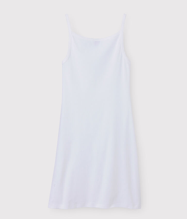 Robe &agrave; bretelles Femme blanc
