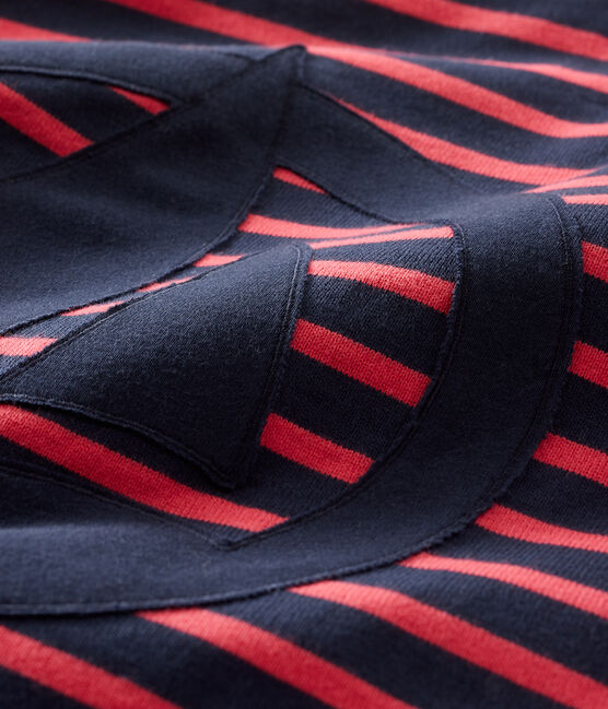 Dames marinetrui blauw SMOKING/rood SIGNAL