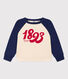 Sweater in molton voor meisjes/jongens