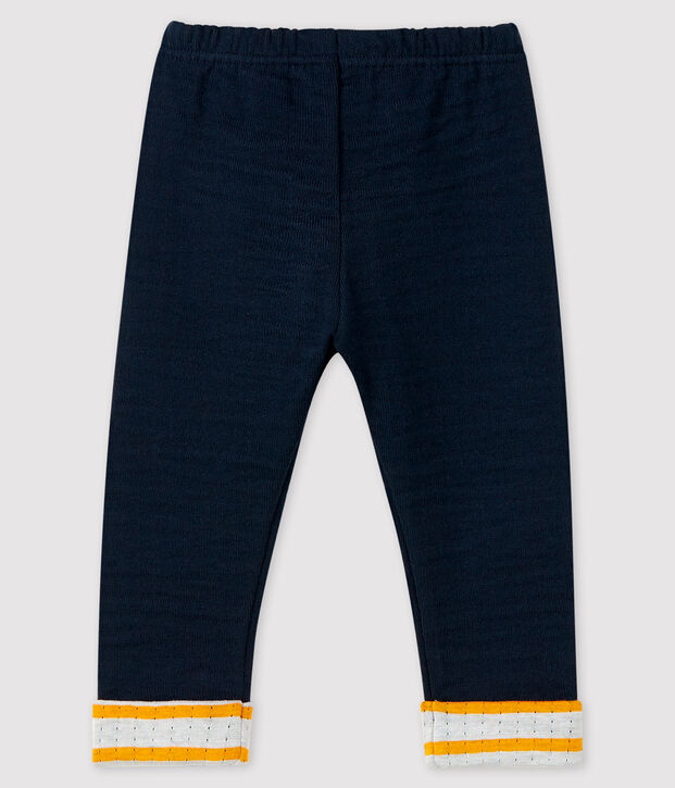 Pantalon b&eacute;b&eacute; gar&ccedil;on en tubique bleu