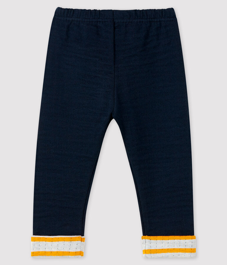 Pantalon b&eacute;b&eacute; gar&ccedil;on en tubique bleu