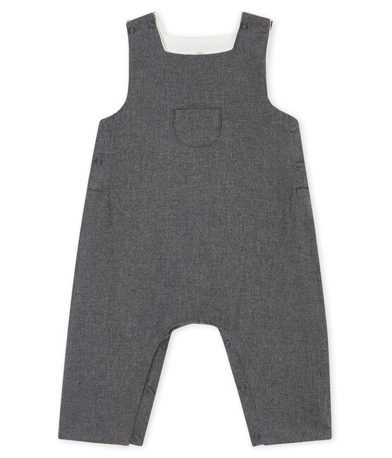Salopette en flanelle bébé garçon gris SUBWAY CHINE