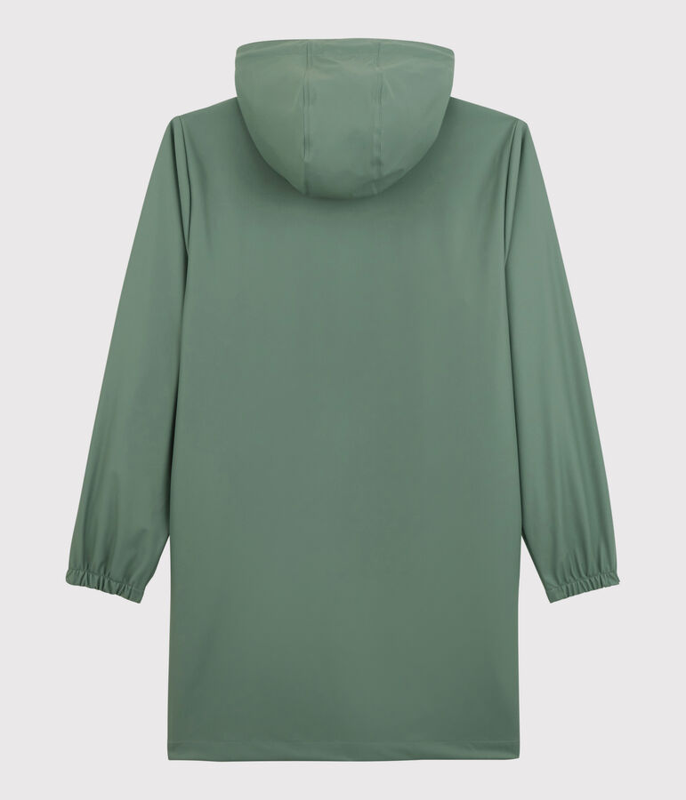 Lange en lichte oliejas van gerecycleerd materiaal voor dames en heren groen