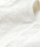 Cardigan blanc à étoiles bébé en tubique matelassé en coton biologique blanc MARSHMALLOW