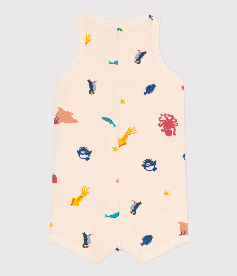 Kort pakje in jersey met print voor baby's wit AVALANCHE/ MULTICO