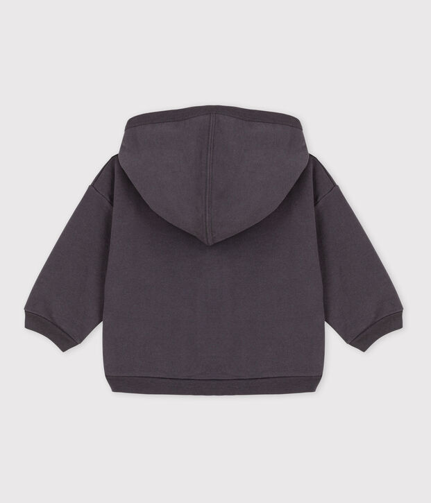 Sweater met kap voor baby's grijs