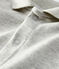 Body manches longues col polo bébé gris BELUGA CHINE