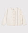 Cardigan en tubique enfant fille / garçon beige MONTELIMAR CHINE