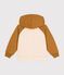 Hoodie van fleece voor jongens beige AVALANCHE/ CUIVRE