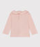 Blouse manches longues en coton bébé rose SALINE