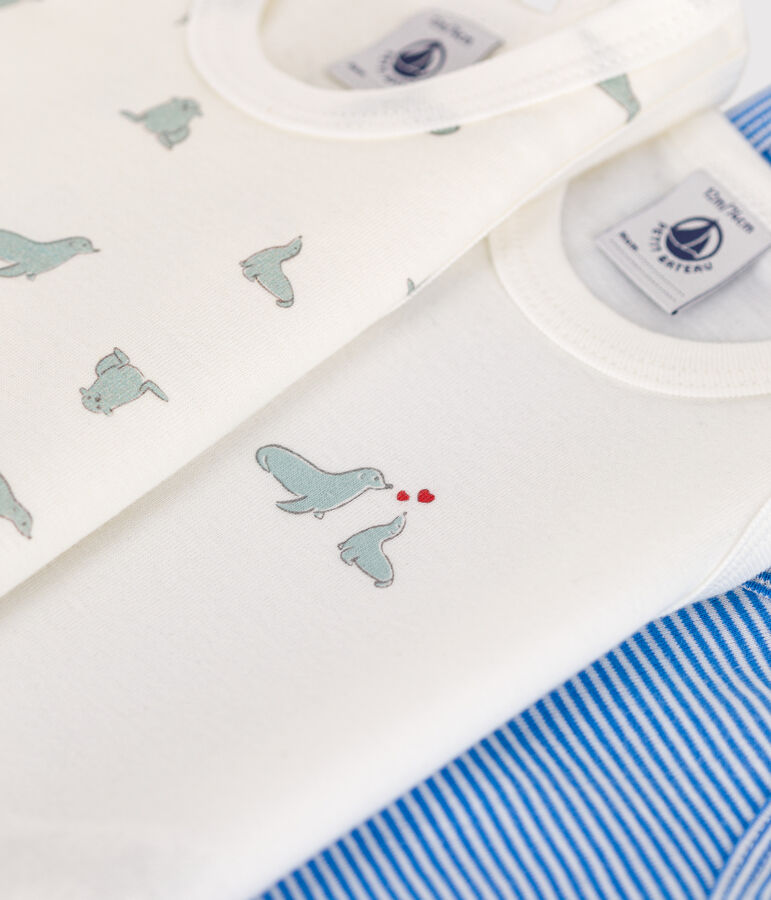 Set van 3 katoenen rompertjes zonder mouwen met print multicouleur