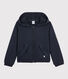 Molton sweatshirt met capuchon voor meisjes