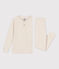Katoenen pyjama voor kleine meisjes en jongens beige MONTELIMAR CHINE