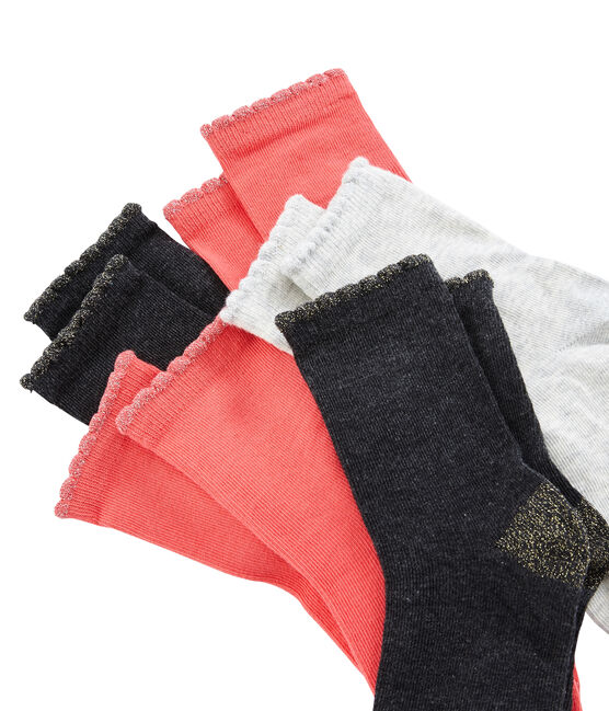 Lot de 5 paires de chaussettes enfant fille variante 1