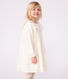 Kinderjurk met lange mouwen in effen velours