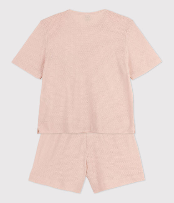 Pyjacourt en coton femme rose SALINE