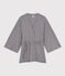 Kimono rayé femme bleu SMOKING/blanc MARSHMALLOW