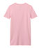 T-shirt femme en côte originale rose BABYLONE