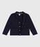 Effen katoenen vestje voor kinderen blauw SMOKING