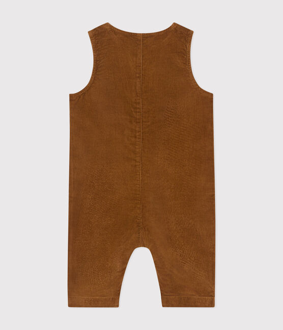 Combinaison en velours bébé marron CUIVRE