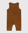 Combinaison en velours bébé marron CUIVRE
