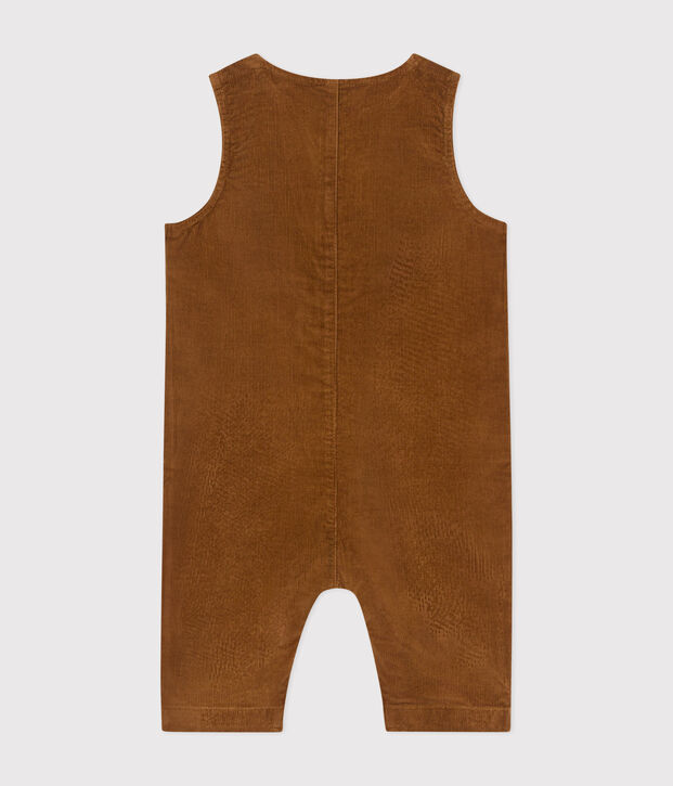 Fluwelen babypakje bruin