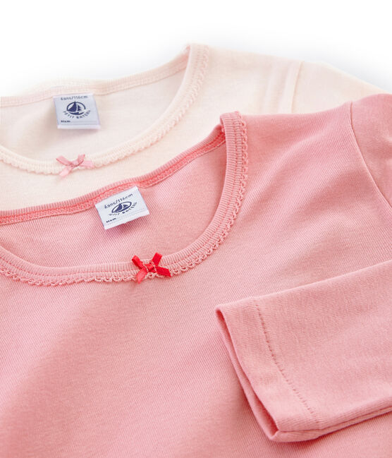 Set T-shirts lange mouwen meisjes variante 1
